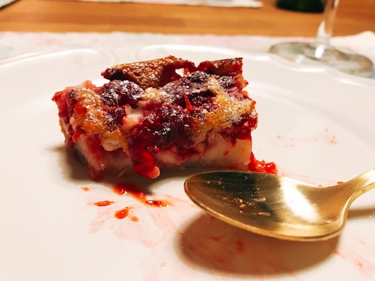 Clafouti de Frambuesas de Julia Child