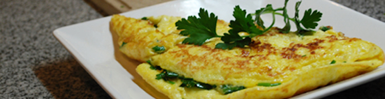 Tortilla de hierbas… para desayunar o cenar, se hace en un segundo!