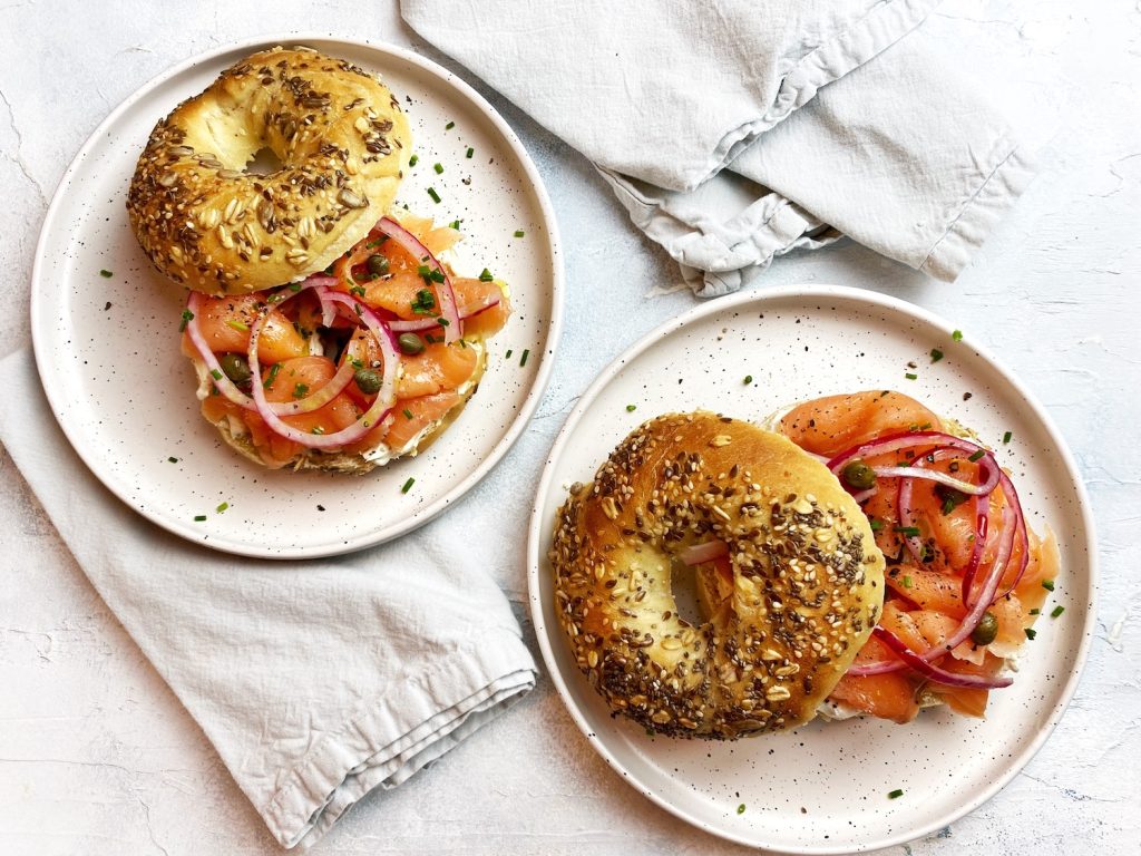 Bagels de Salmón