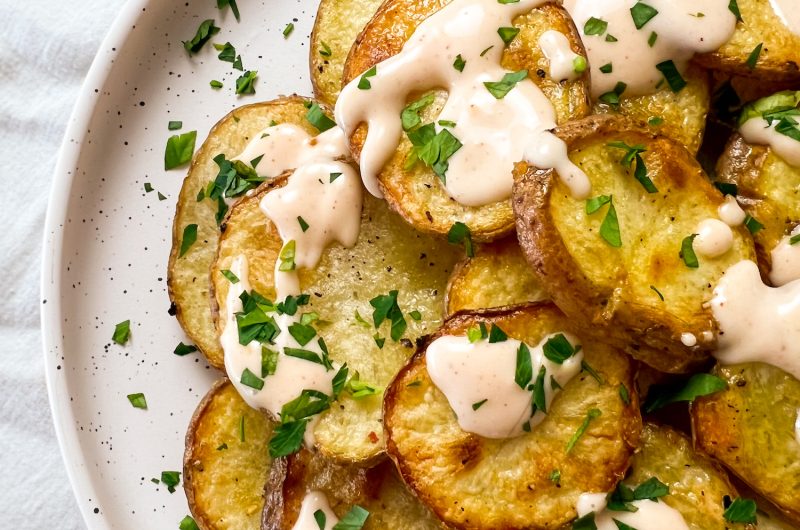 Papas con Mayonesa Picante con Limón