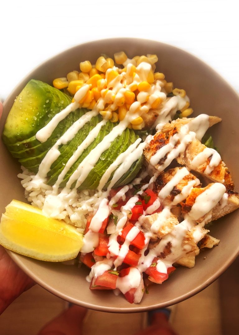 Taco Bowl de Pollo – Delicioso y saludable